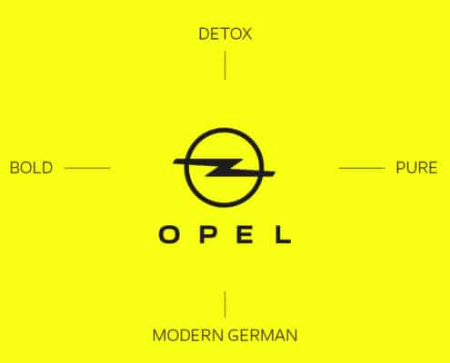 Neues Opel Markenzeichen